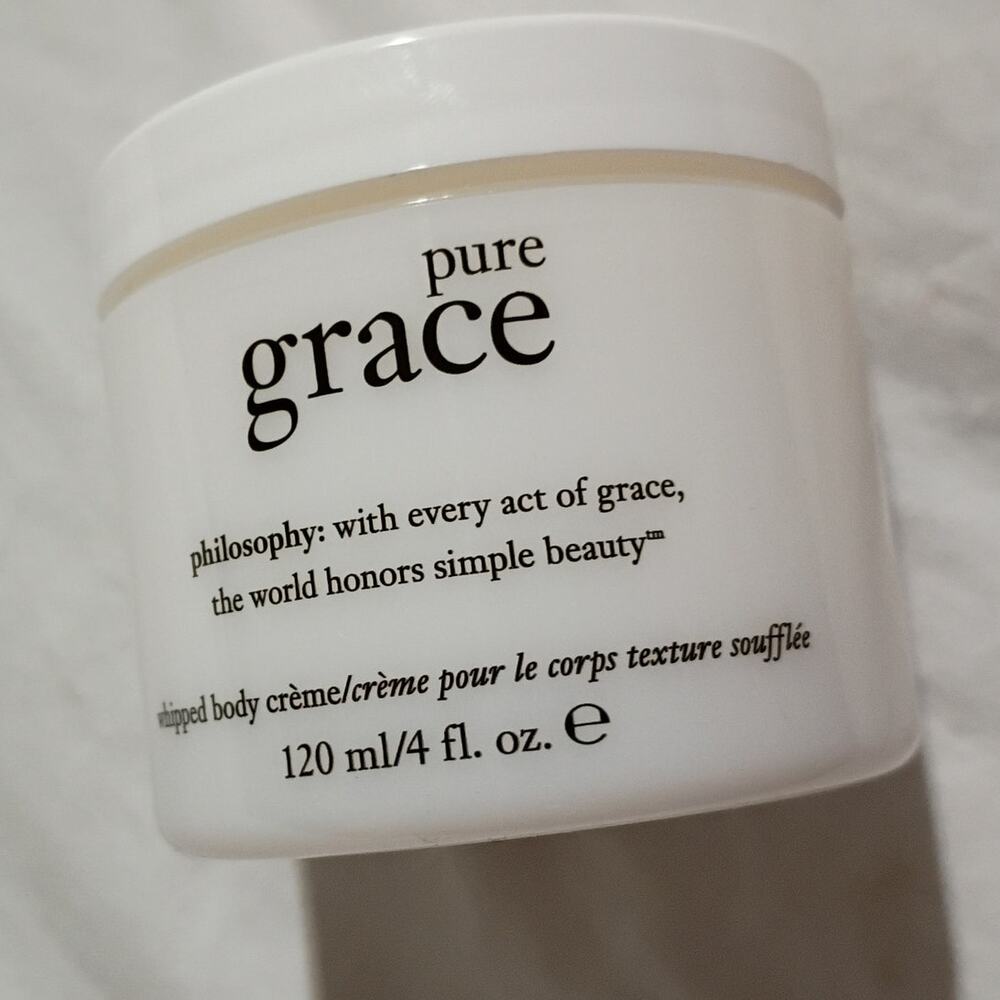Philosophy Pure Grace Whipped Body Creme 120ml 4oz New w/ gift sleeve